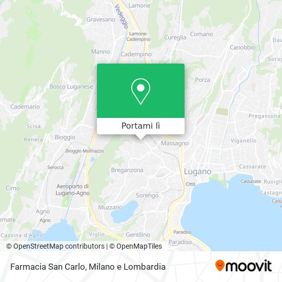 Mappa Farmacia San Carlo