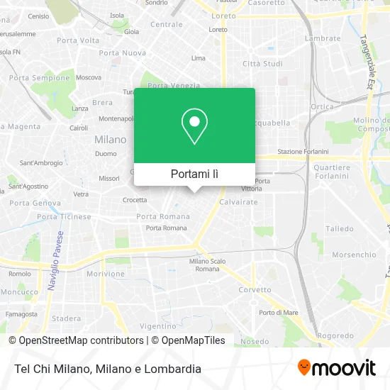 Mappa Tel Chi Milano