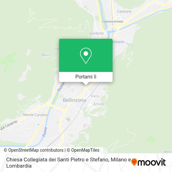Mappa Chiesa Collegiata dei Santi Pietro e Stefano