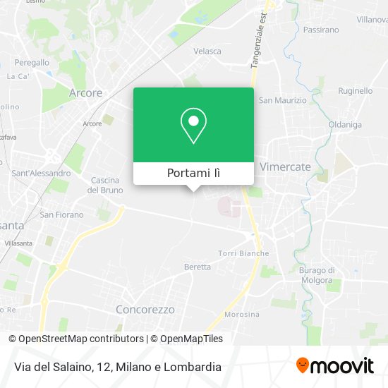 Mappa Via del Salaino, 12