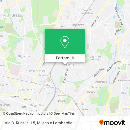 Mappa Via B. Rucellai 15