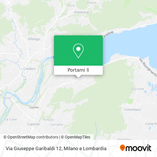 Mappa Via Giuseppe Garibaldi 12