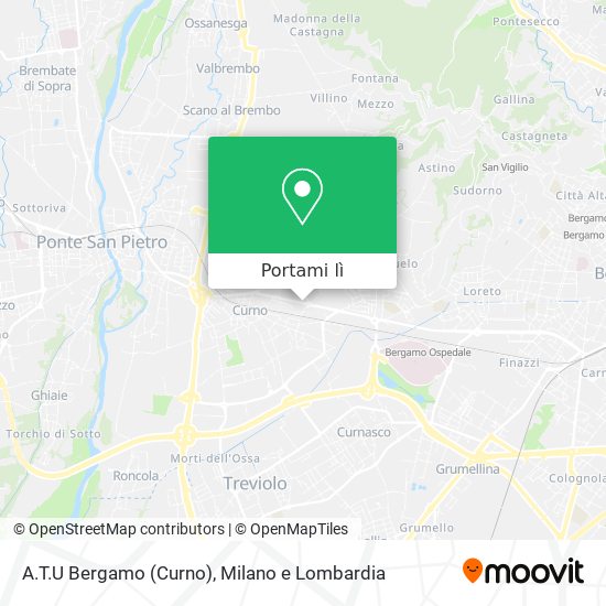 Mappa A.T.U Bergamo (Curno)