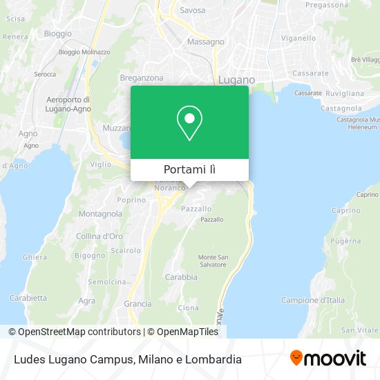 Mappa Ludes Lugano Campus