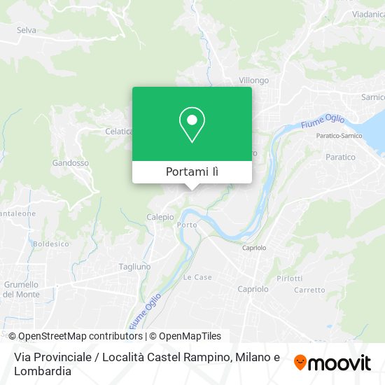 Mappa Via Provinciale / Località Castel Rampino