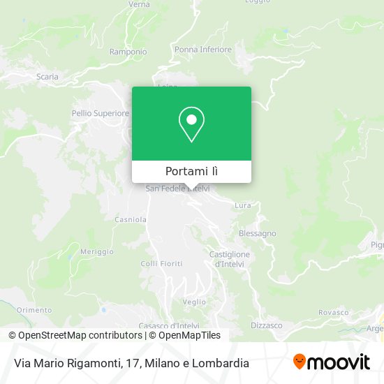 Mappa Via Mario Rigamonti, 17