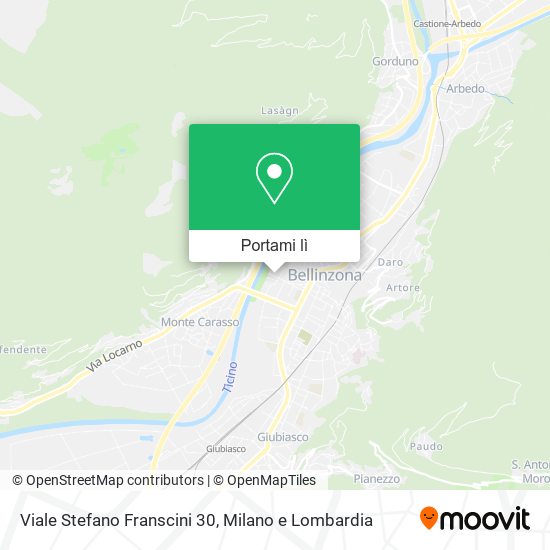 Mappa Viale Stefano Franscini 30