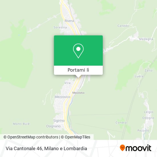 Mappa Via Cantonale 46