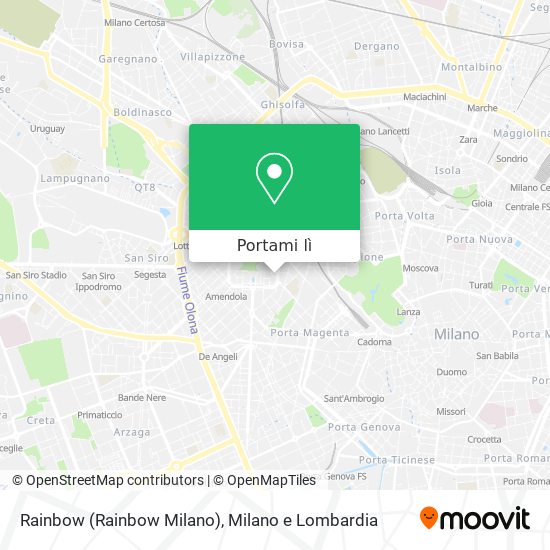 Mappa Rainbow (Rainbow Milano)