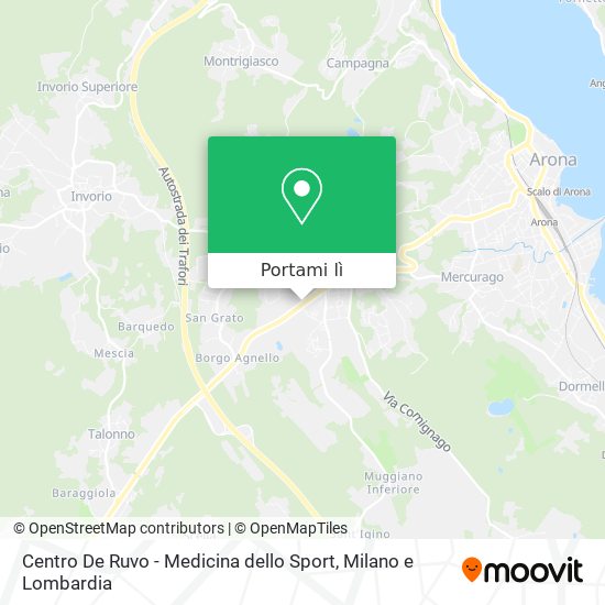 Mappa Centro De Ruvo - Medicina dello Sport