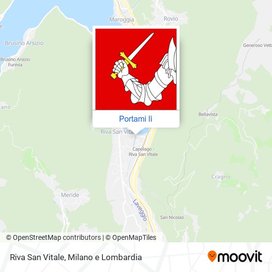 Mappa Riva San Vitale
