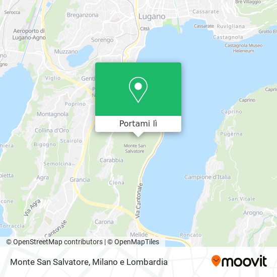 Mappa Monte San Salvatore