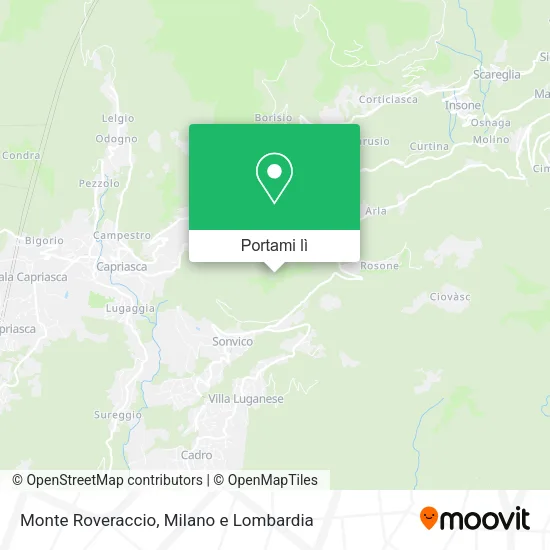 Mappa Monte Roveraccio