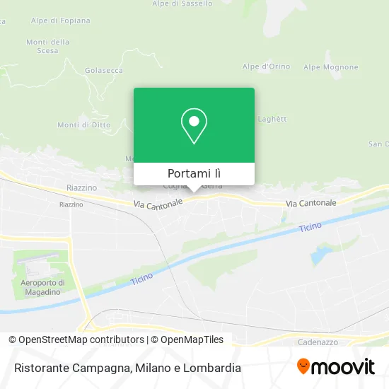 Mappa Ristorante Campagna