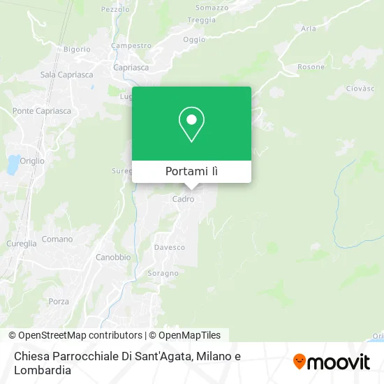 Mappa Chiesa Parrocchiale Di Sant'Agata