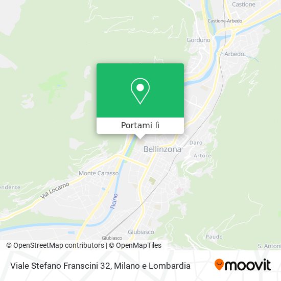 Mappa Viale Stefano Franscini 32