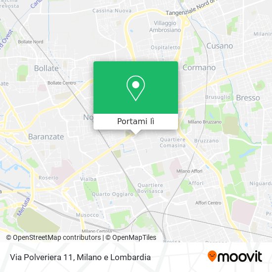 Mappa Via Polveriera 11