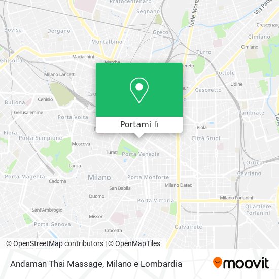 Mappa Andaman Thai Massage