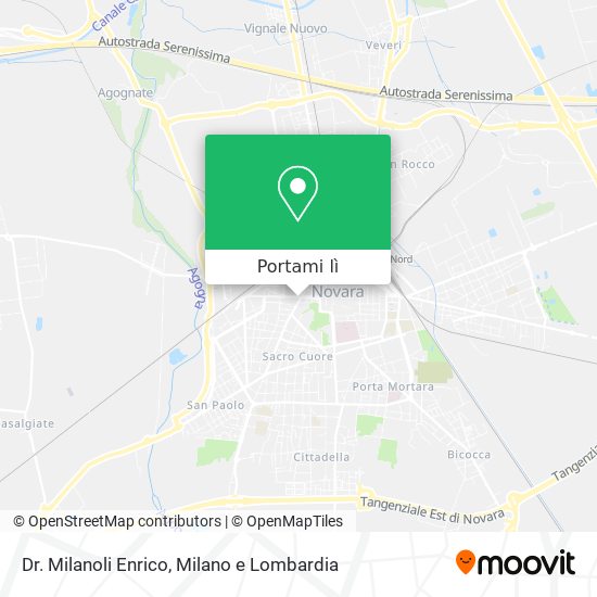 Mappa Dr. Milanoli Enrico