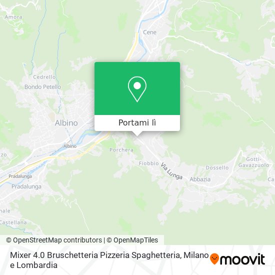 Mappa Mixer 4.0 Bruschetteria Pizzeria Spaghetteria