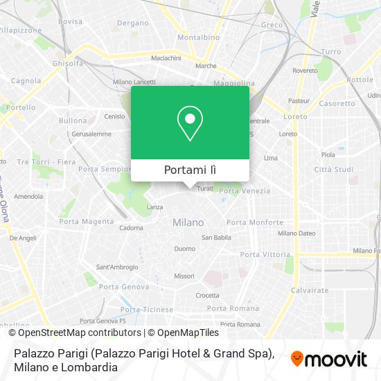 Mappa Palazzo Parigi (Palazzo Parigi Hotel & Grand Spa)