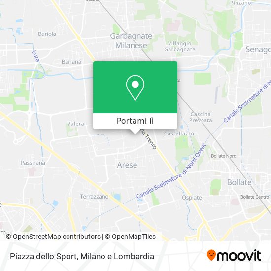 Mappa Piazza dello Sport