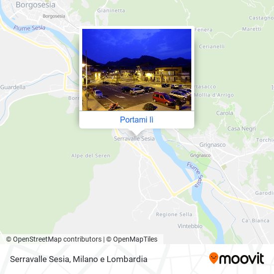 Mappa Serravalle Sesia