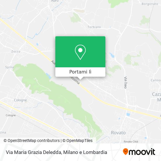 Mappa Via Maria Grazia Deledda