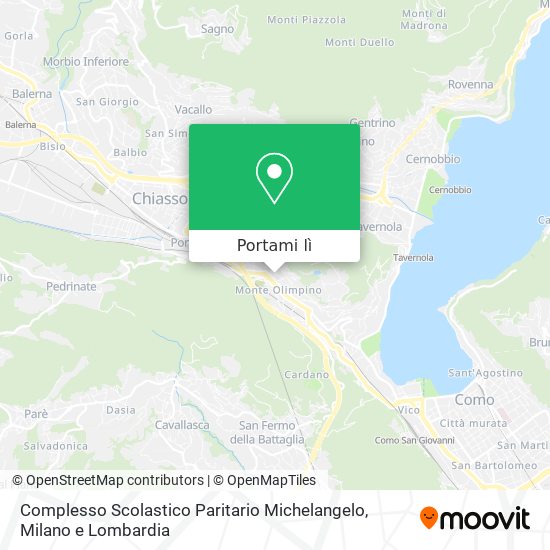 Mappa Complesso Scolastico Paritario Michelangelo