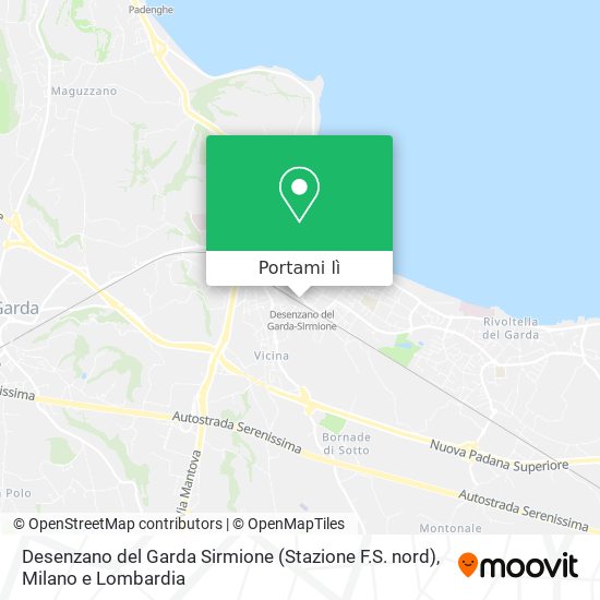 Mappa Desenzano del Garda Sirmione (Stazione F.S. nord)