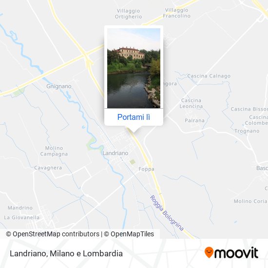 Mappa Landriano