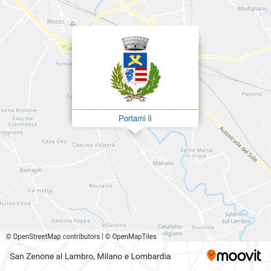 Mappa San Zenone al Lambro