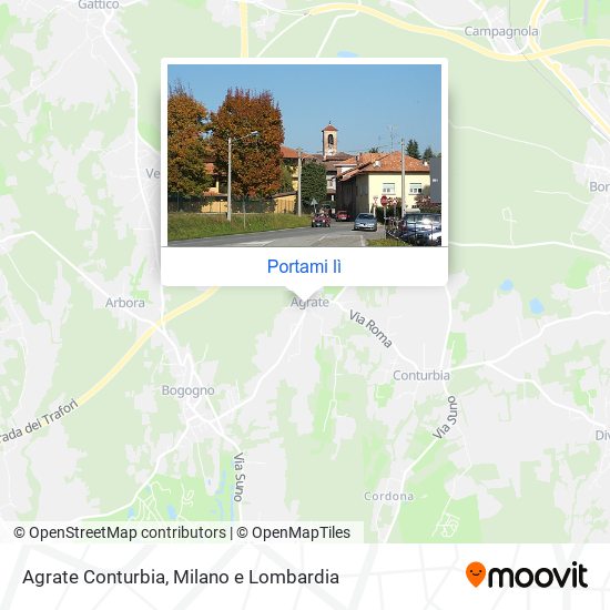 Mappa Agrate Conturbia