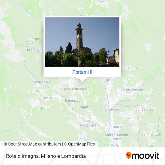 Mappa Rota d'Imagna