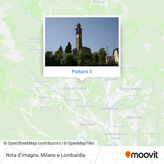 Mappa Rota d'Imagna