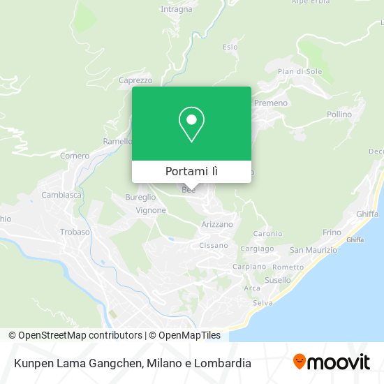 Mappa Kunpen Lama Gangchen