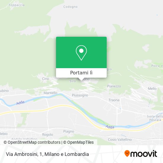 Mappa Via Ambrosini, 1