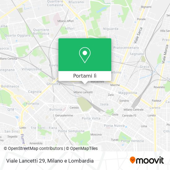 Mappa Viale Lancetti 29