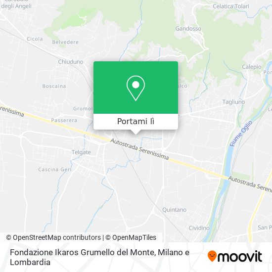 Mappa Fondazione Ikaros Grumello del Monte