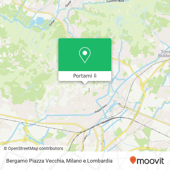 Mappa Bergamo Piazza Vecchia