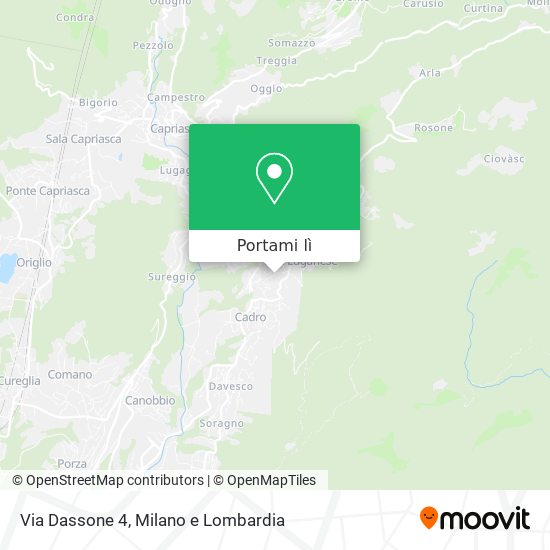 Mappa Via Dassone 4