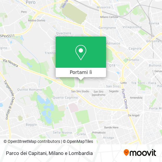 Mappa Parco dei Capitani