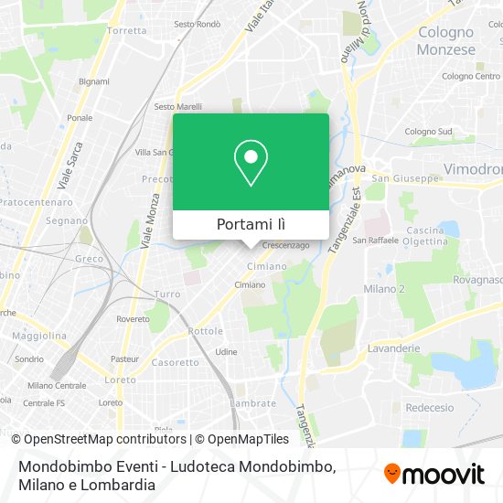 Mappa Mondobimbo Eventi - Ludoteca Mondobimbo