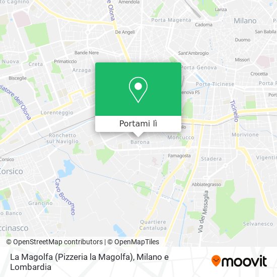 Mappa La Magolfa (Pizzeria la Magolfa)