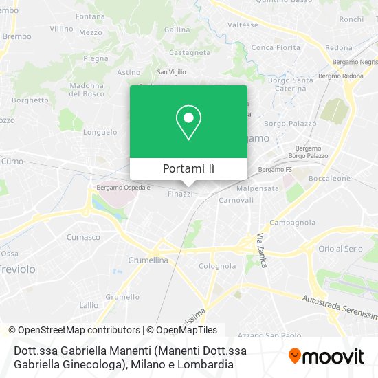 Mappa Dott.ssa Gabriella Manenti