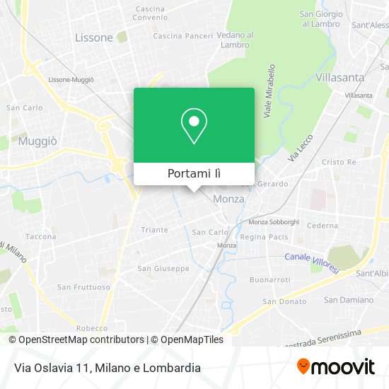 Mappa Via Oslavia 11