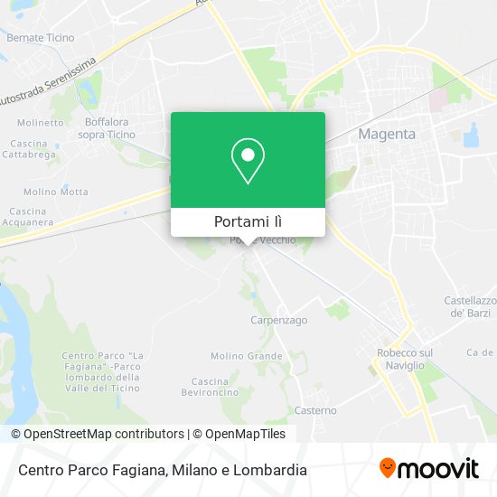 Mappa Centro Parco Fagiana