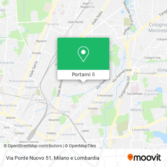 Mappa Via Ponte Nuovo  51