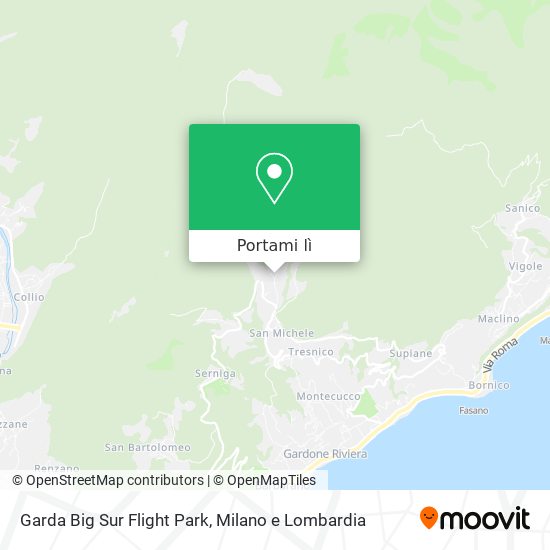 Mappa Garda Big Sur Flight Park