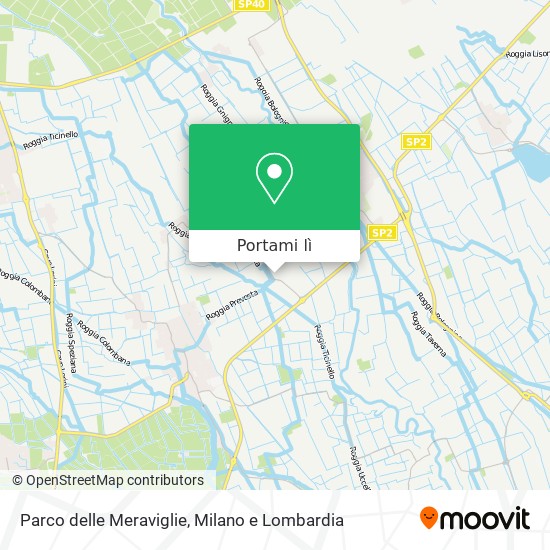 Mappa Parco delle Meraviglie